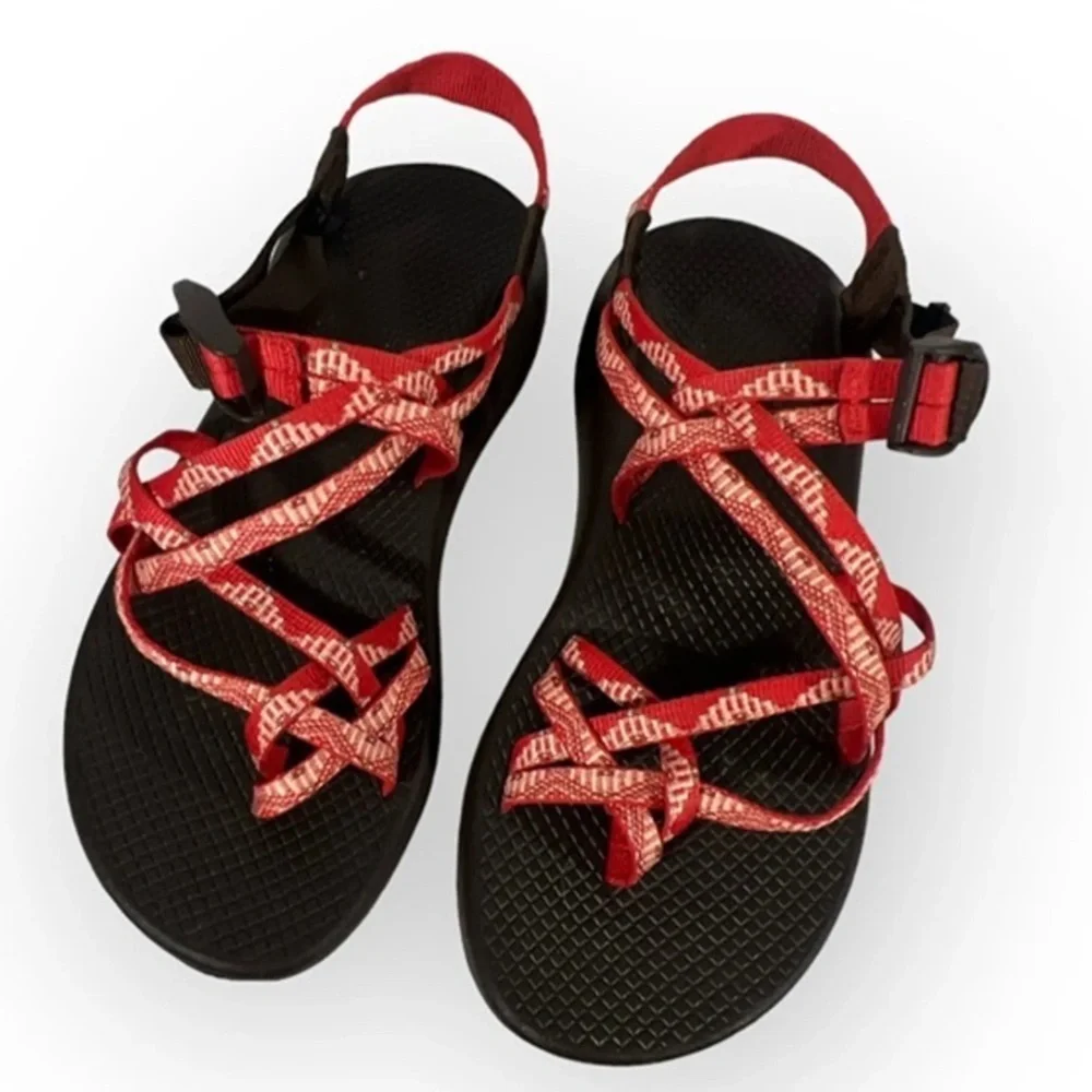 Chaco ZX/1 Classic kids  Sandals Sz 5 Hiking Trail Water Outdoor Orange